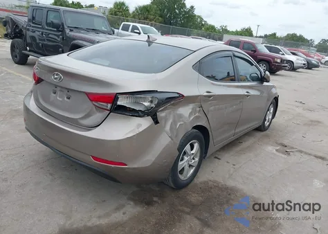 2014 Hyundai Elantra Se/Sport/Limited from USA, damaged, VIN 5NPDH4AE4EH480632
